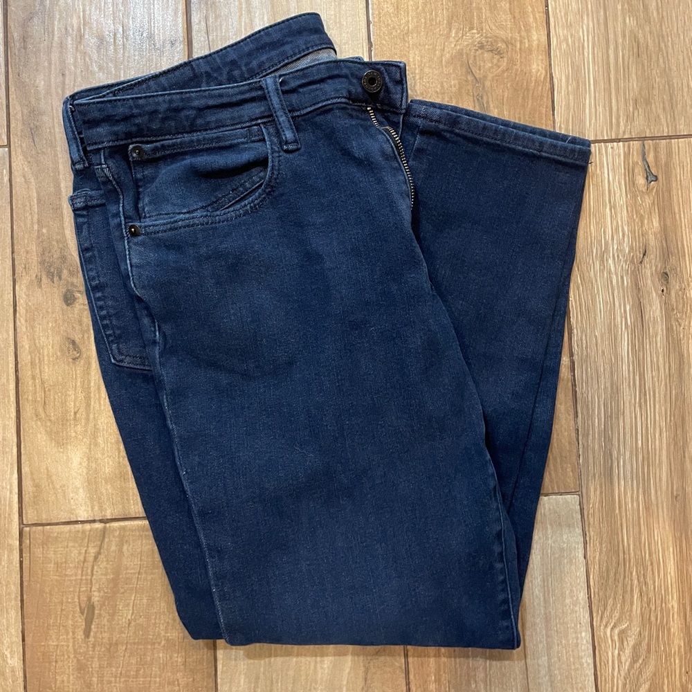 Bonobos medium wash stretch jeans, slim taper, 36x30